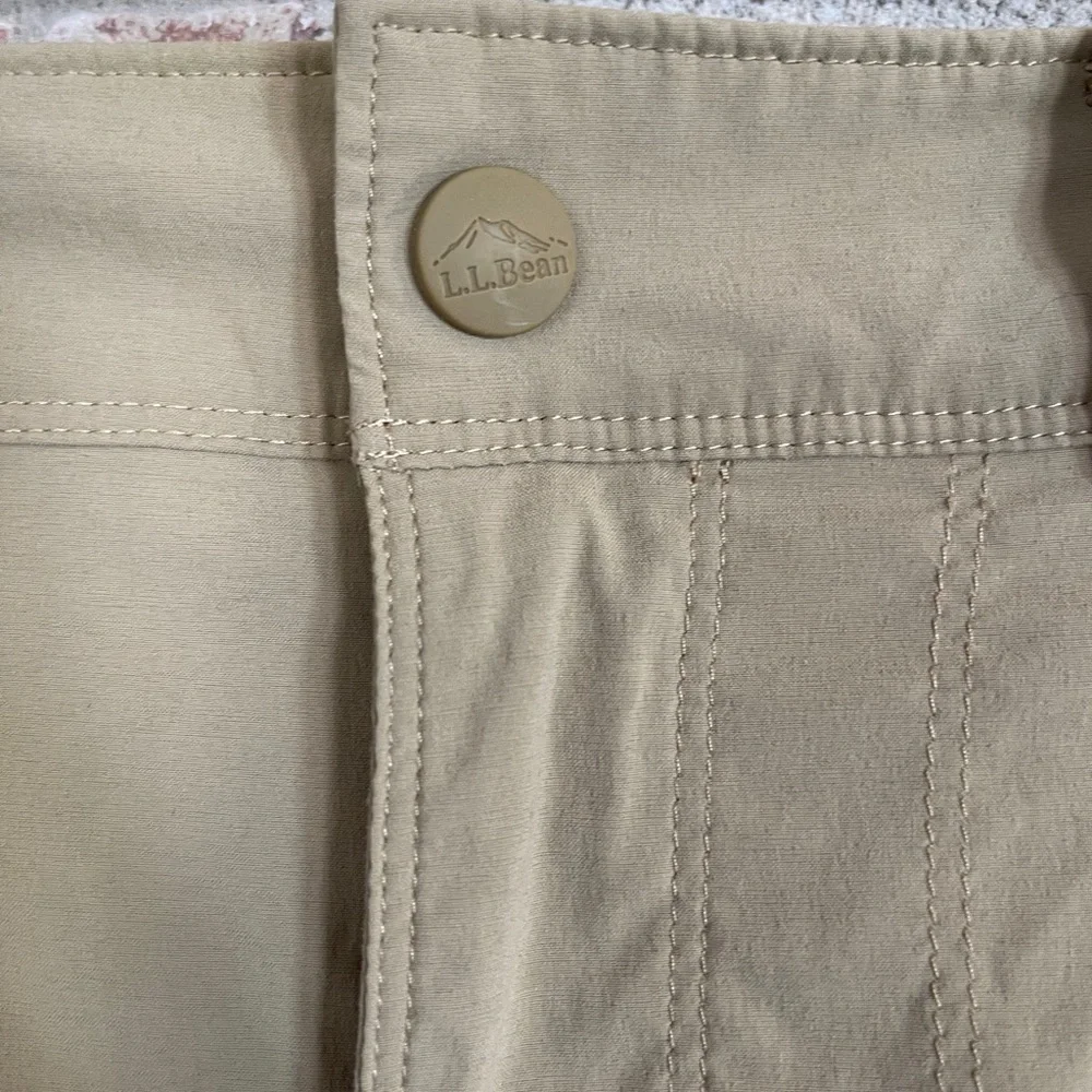 L.L.Bean‎ Mens Tan Cargo Performance Stretch Shorts 34